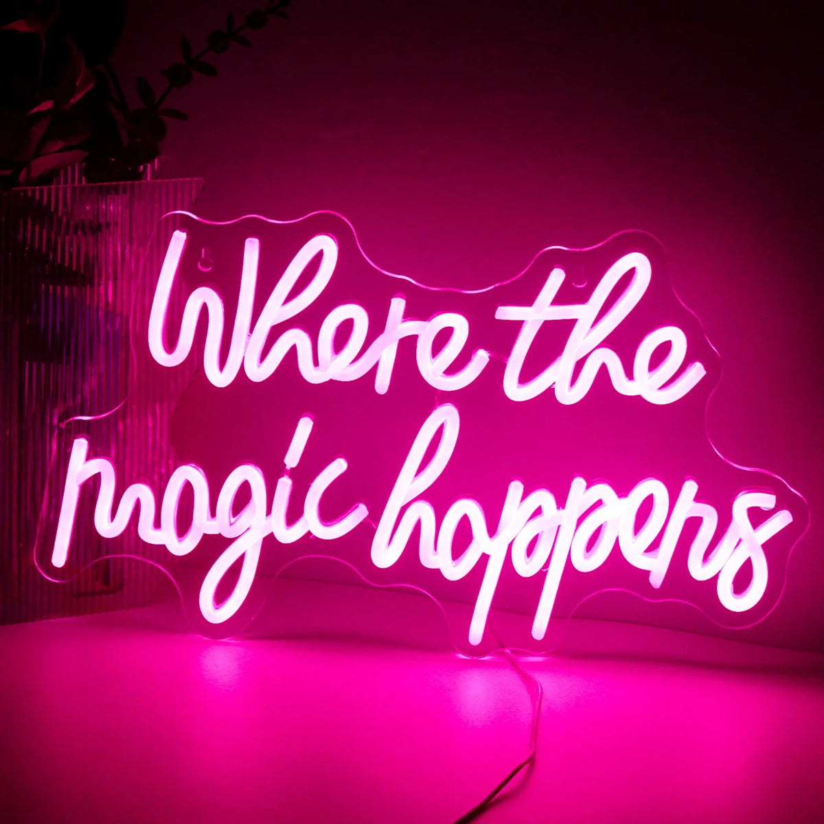 Where The Magic Happens 5V USB LED neon sign
