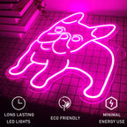 Pink Dog 5V USB LED neon sign