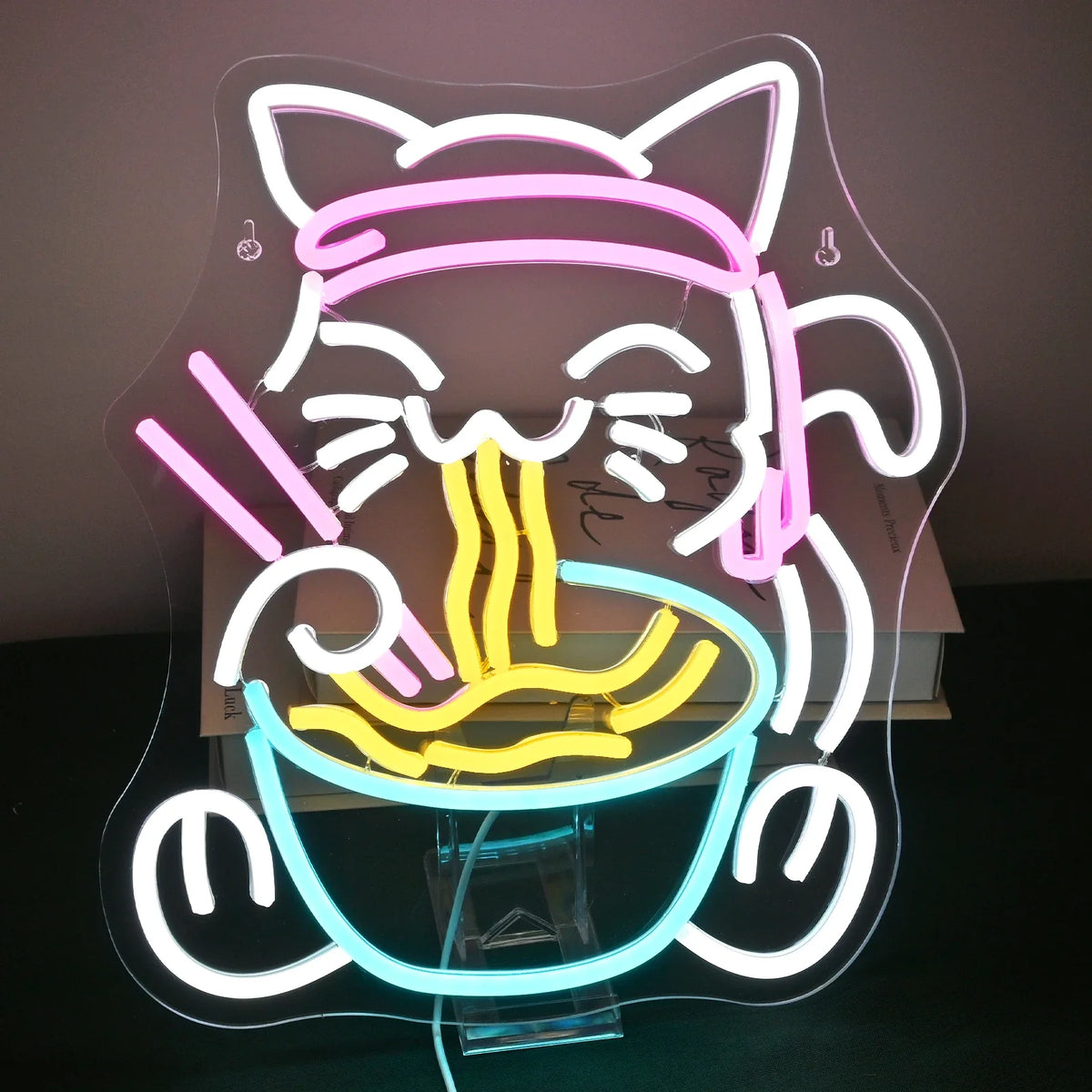 Cat Ramen 5V USB LED neon sign – 32X36cm
