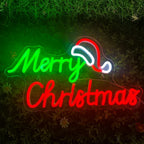 Enseigne néon LED USB 5 V Merry Christmas — choix de motifs