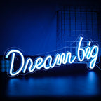 Enseigne néon LED USB 5 V Dream Big