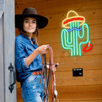 Cactus 5V USB LED neon sign