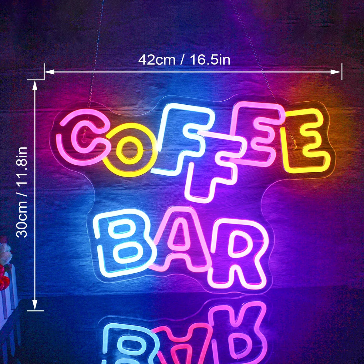 Coffee Bar 5V USB LED neon sign