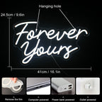 Forever Yours 5V USB LED neon sign