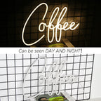 Coffee 5V USB LED neon sign