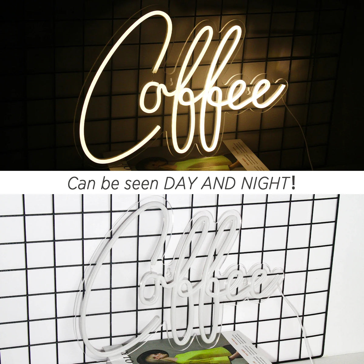 Coffee 5V USB LED neon sign