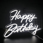 Happy Birthday 5V USB LED neon sign