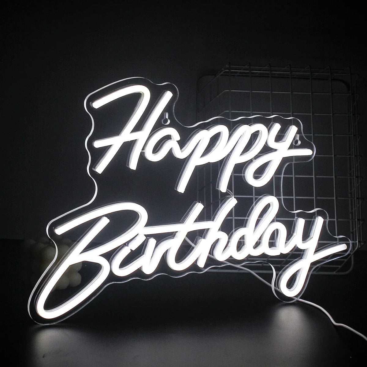 Happy Birthday 5V USB LED neon sign