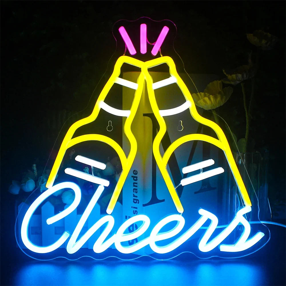 Cocktails Dreams 5V USB LED neon sign – 34x32cm