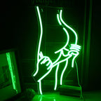 Enseigne néon LED USB 5 V Silhouette féminine