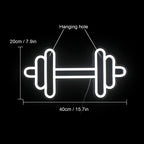 Enseigne néon LED USB 5 V Haltère
