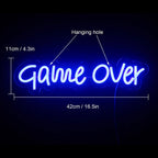 Game Over Script 5V USB LED neon sign – game over