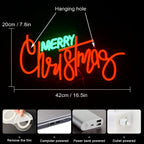 Merry Christmas 5V USB LED neon sign