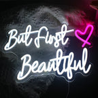 But First Beautiful 5V USB LED neon sign
