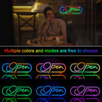 Enseigne néon LED USB 5 V Open RVB