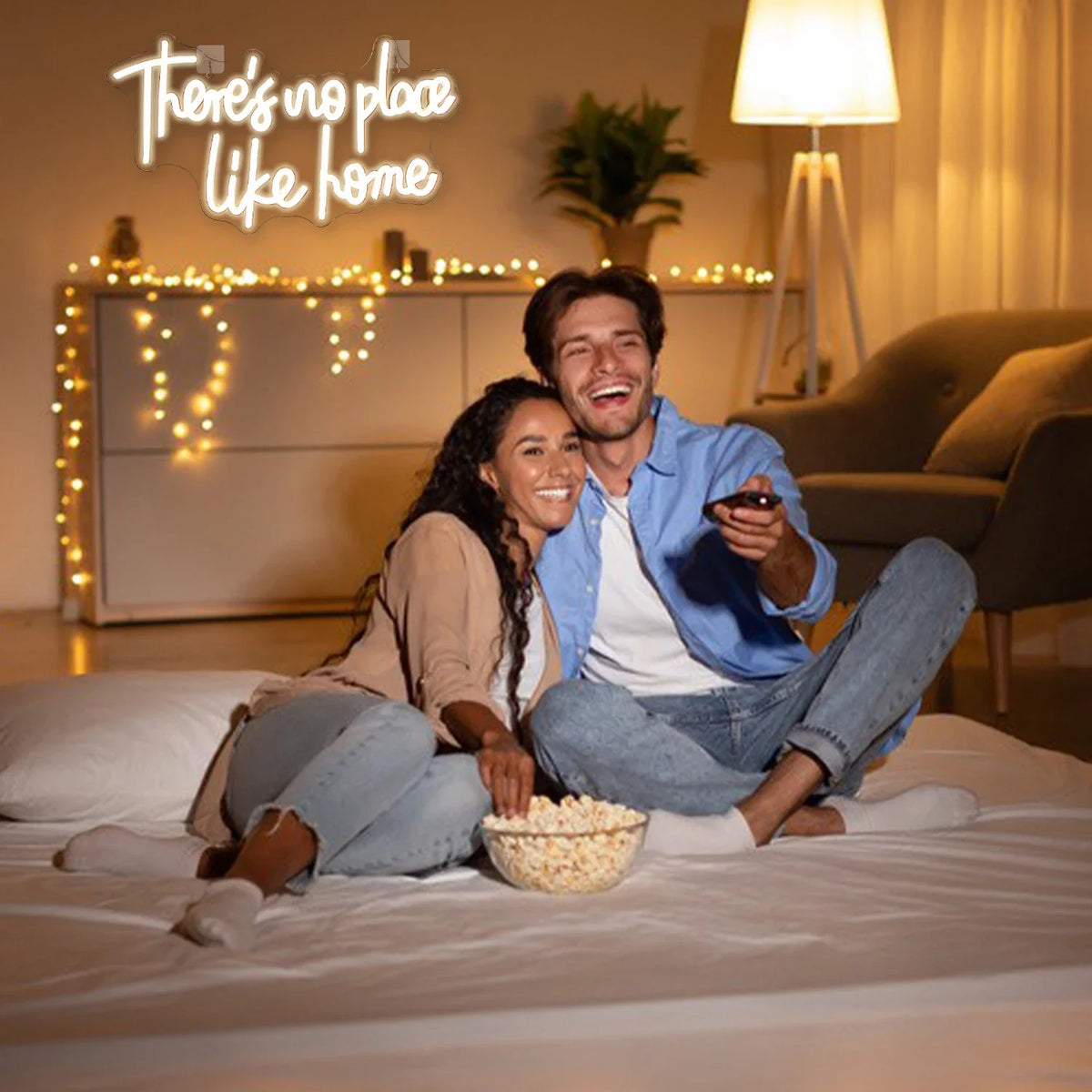 Enseigne néon LED USB 5 V There's No Place Like Home