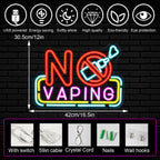No Vaping 5V USB LED neon sign