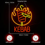 Kebab 5V USB LED neon sign