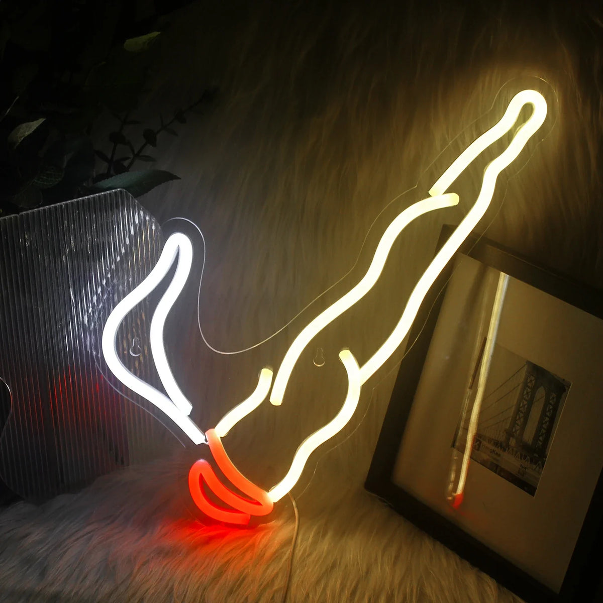 Smoking 5V USB LED neon sign