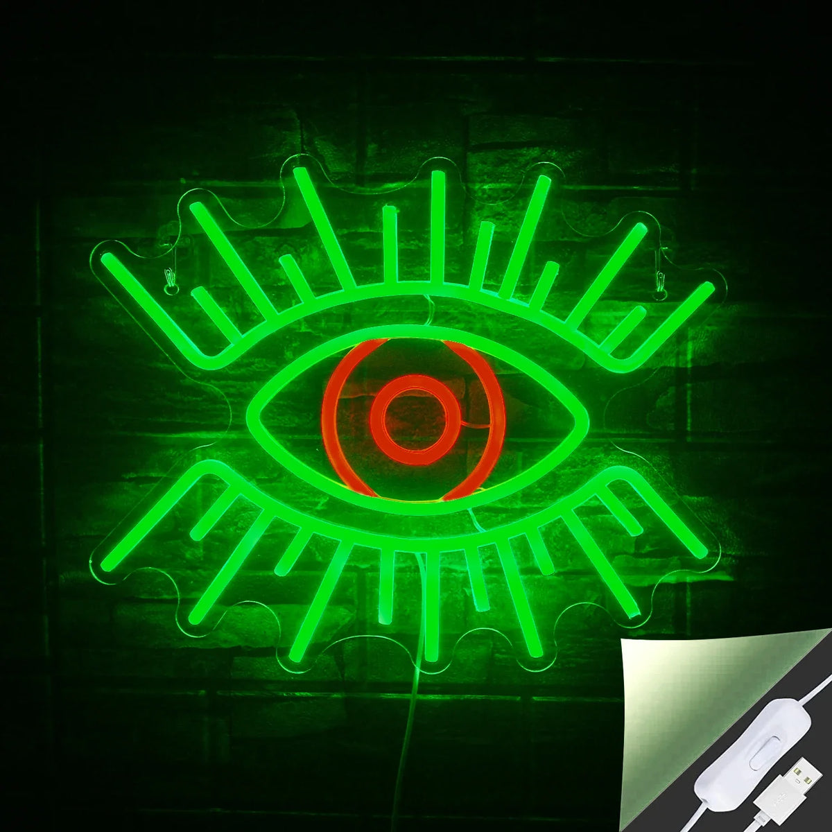 Eyes 5V USB LED neon sign