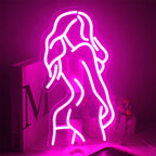 Sexy Lady Body 5V USB LED neon sign – Pink