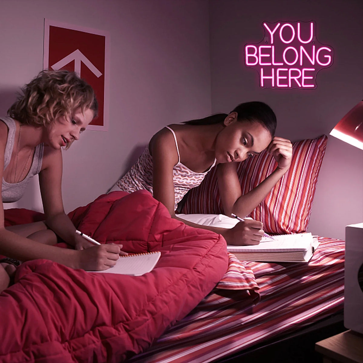 Enseigne néon LED USB 5 V You Belong Here