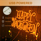 Happy Halloween 5V USB LED neon sign