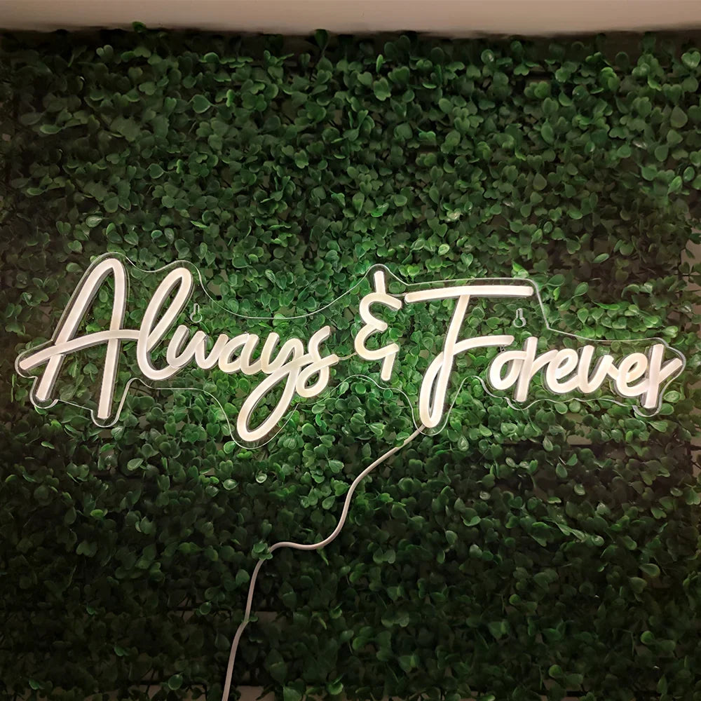 Always Forever 5V USB LED neon sign – Warm 53X15.5cm