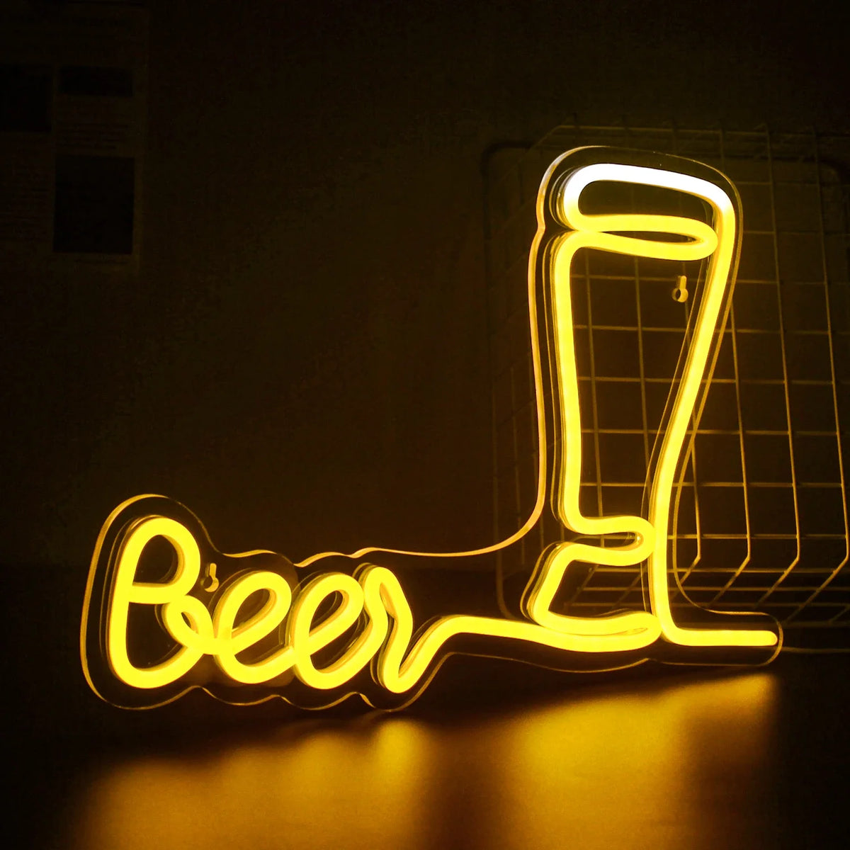 Beer Glass 5V USB LED neon sign