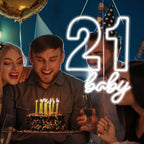 21 Baby Happy Birthday 5V USB LED neon sign