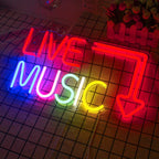 Live Music 5V USB LED neon sign