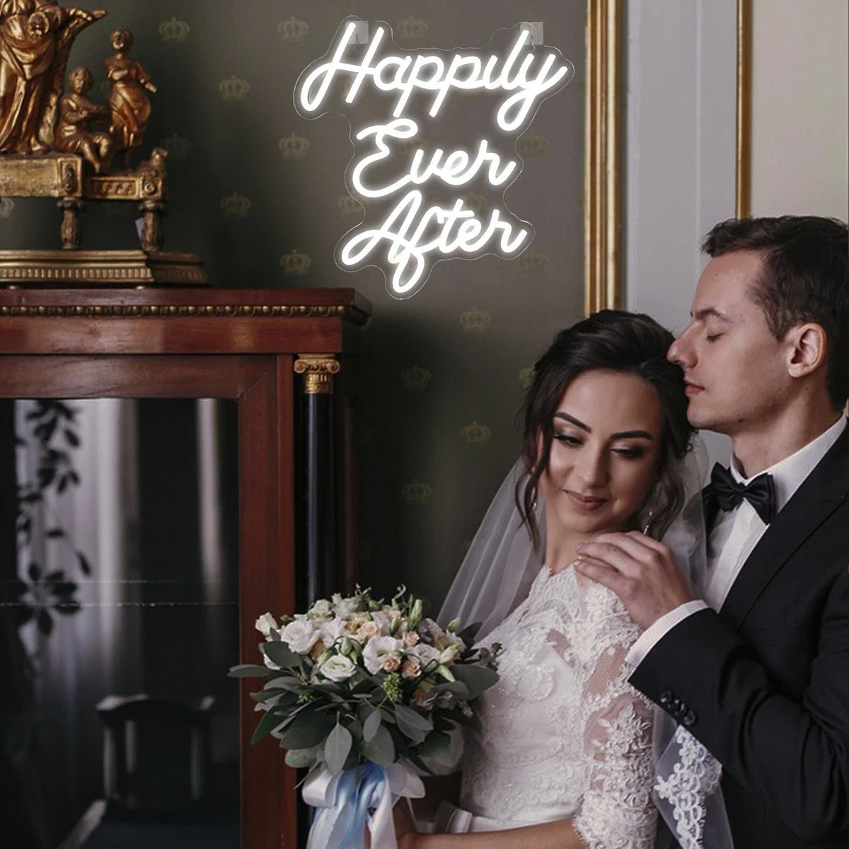 Happily Ever After 5V USB LED neon sign