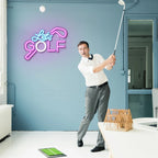 Enseigne néon LED USB 5 V Let's Golf