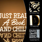 Just Read A Book And Chill 5V USB LED neon sign