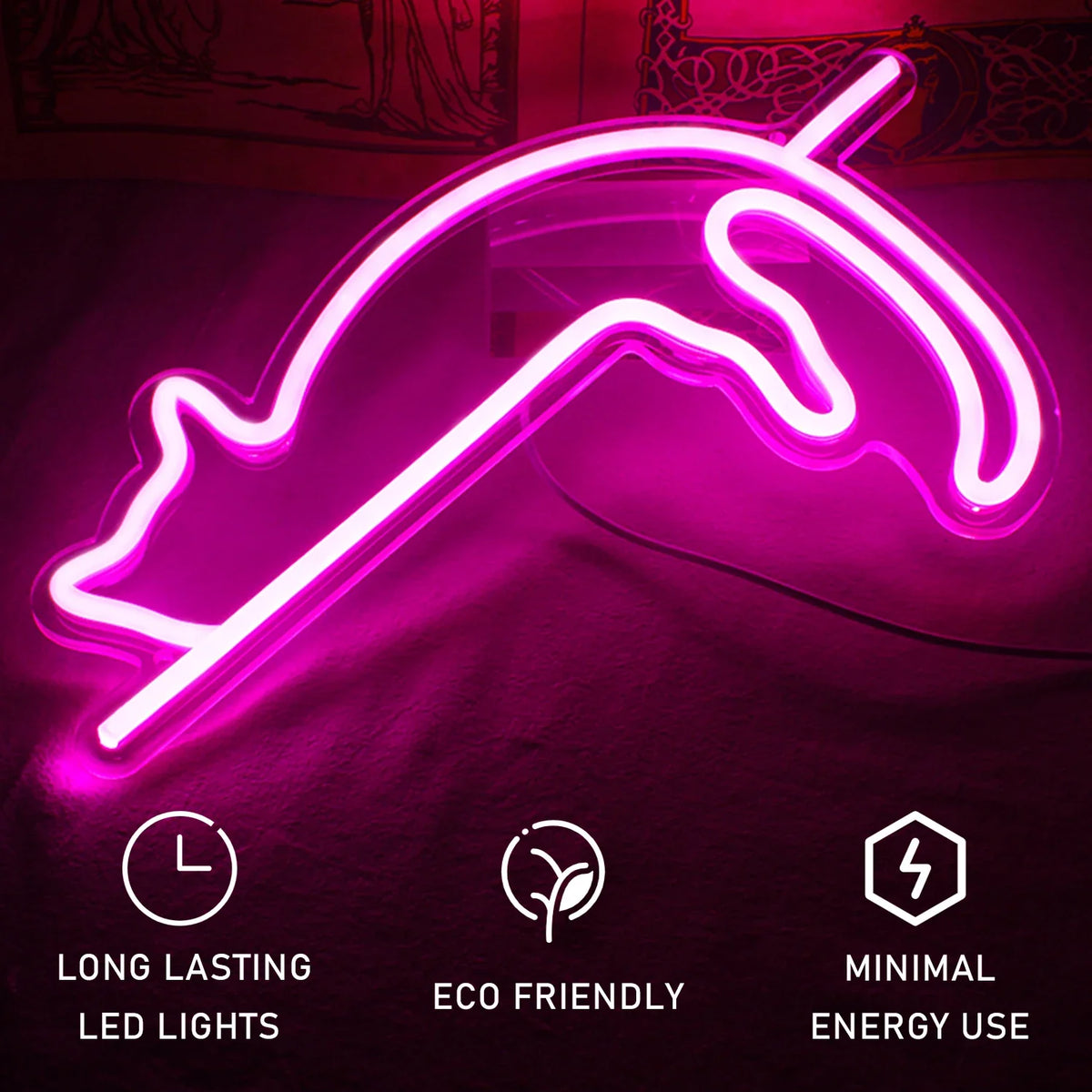 Cat 5V USB LED neon sign