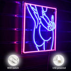 Enseigne néon LED USB 5 V Silhouette féminine