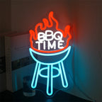 BBQ Time 5V USB LED neon sign – 20.5x40cm
