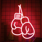 Boxing Gloves 5V USB LED neon sign – Red