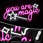 Enseigne néon LED USB 5 V You Are Magic