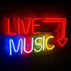 Live Music 5V USB LED neon sign