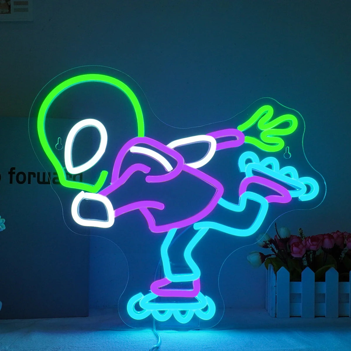 Alien 5V USB LED neon sign – 37X32cm