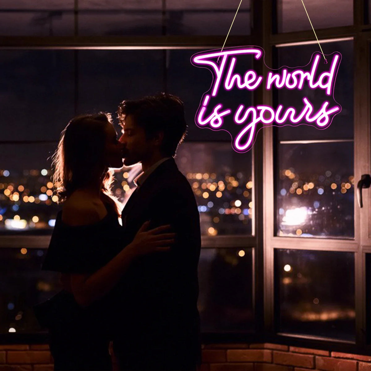 The World Is Yours 5V USB LED neon sign
