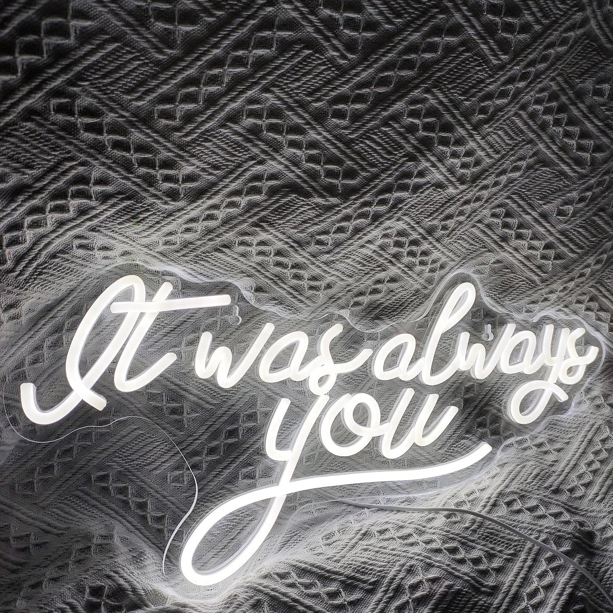 It Was Always You 5V USB LED neon sign
