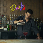 Colourful Drinks 5V USB LED neon sign