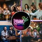Cocktails Lounge 5V USB LED neon sign