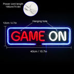 Game On 5V USB LED neon sign