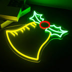 Bell Merry Christmas 5V USB LED neon sign