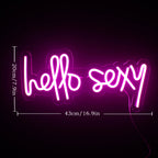 Enseigne néon LED USB 5 V Hello Sexy