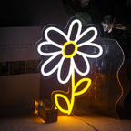 Enseigne néon LED USB 5 V Marguerite de style dessin animé — Daisy Flower