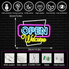 Enseigne néon LED USB 5 V Open Welcome